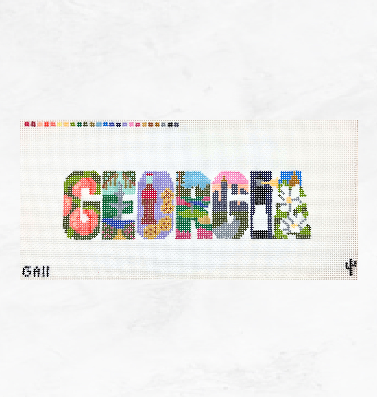 Georgia Needlepoint Canvas