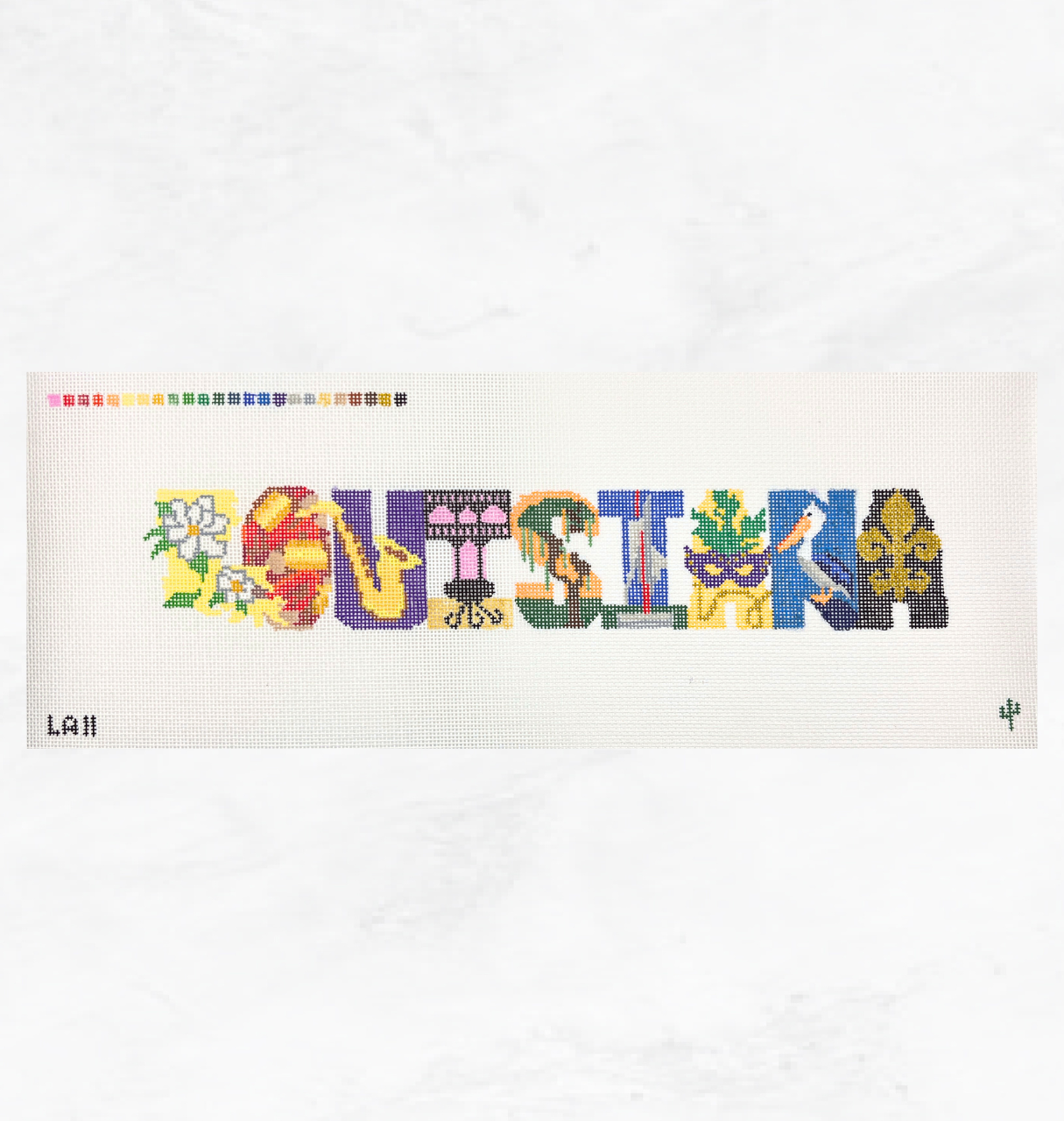 Louisiana Needlepoint Canvas