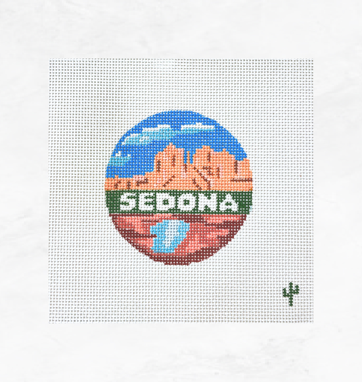 Sedona Arizona Needlepoint Canvas