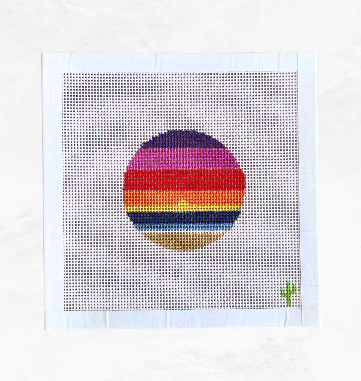 Beach Sunset Needlepoint Canvas