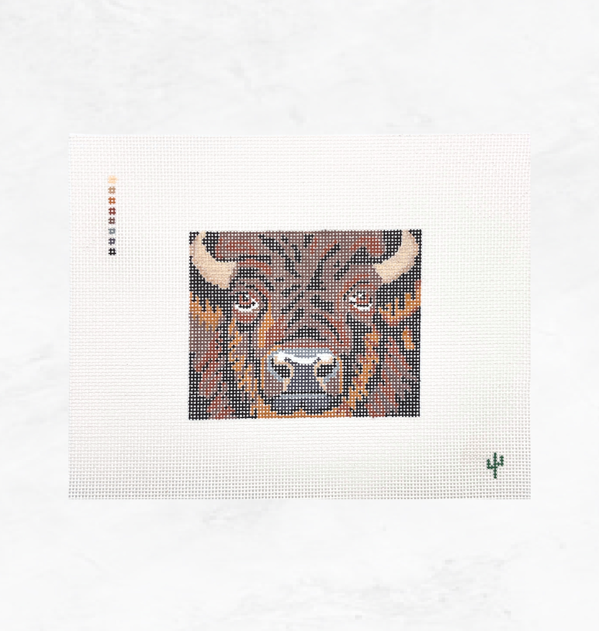 Bison Needlepoint Canvas