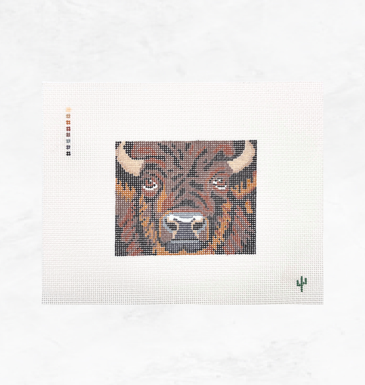 Bison Needlepoint Canvas