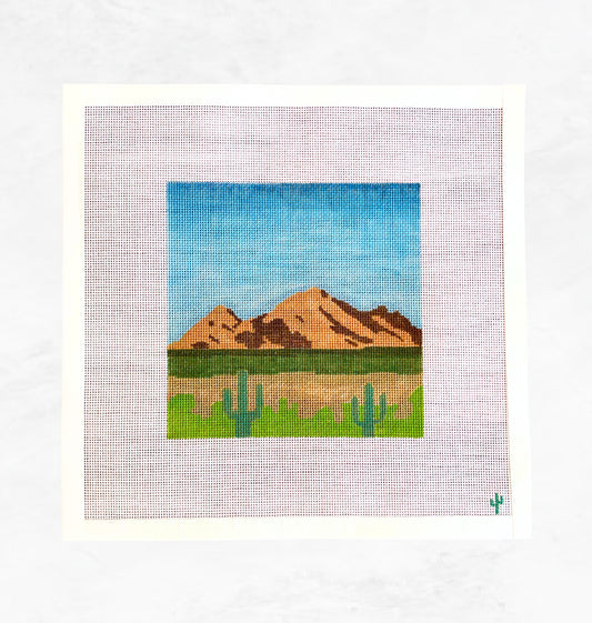 Camelback Mountain Daytime Needlepoint Canvas