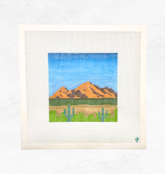 Camelback Mountain Daytime Needlepoint Canvas