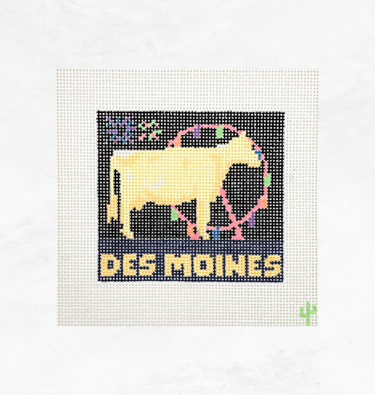 Des Moines Needlepoint Canvas