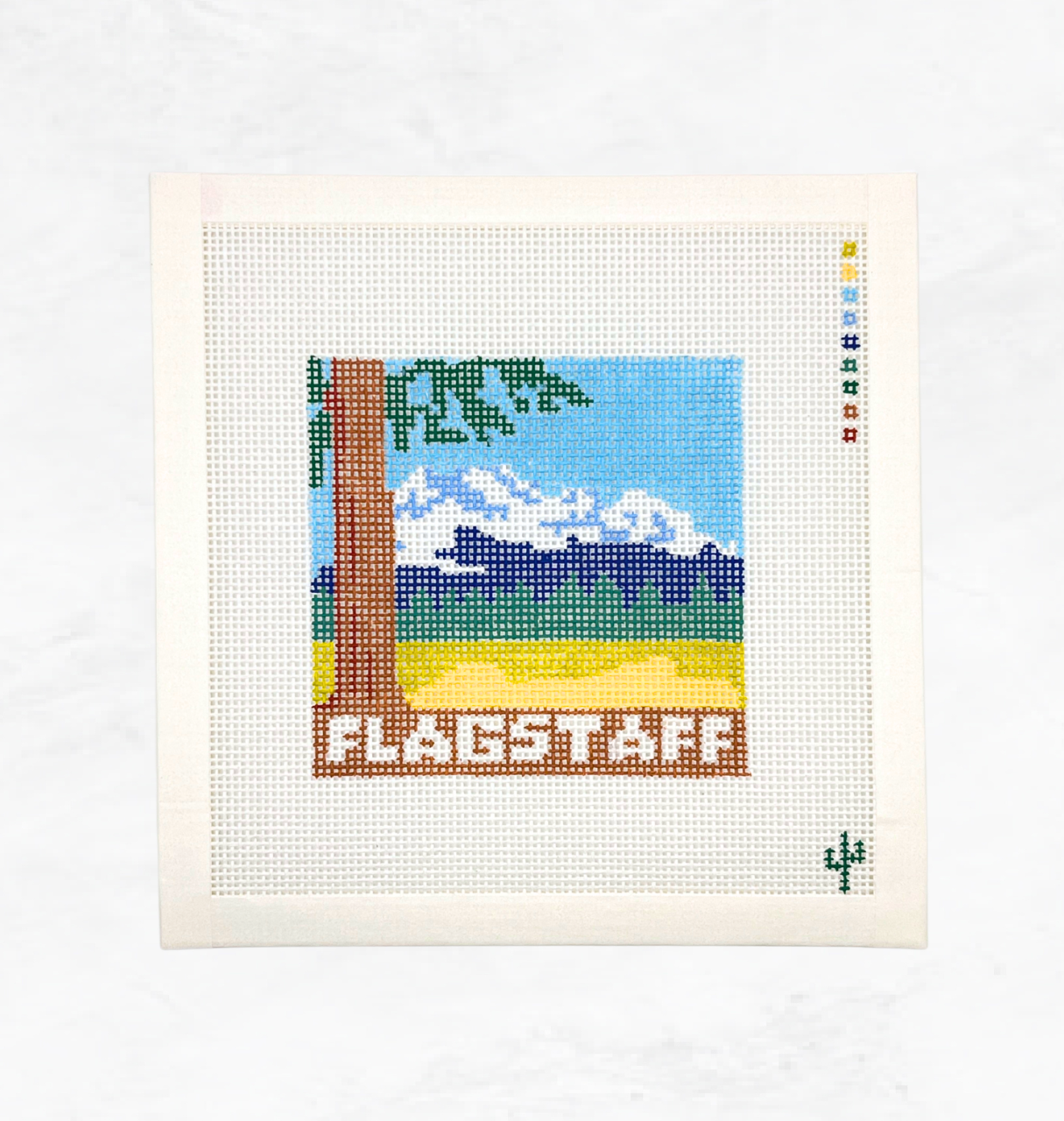Flagstaff Meadow Needlepoint Canvas