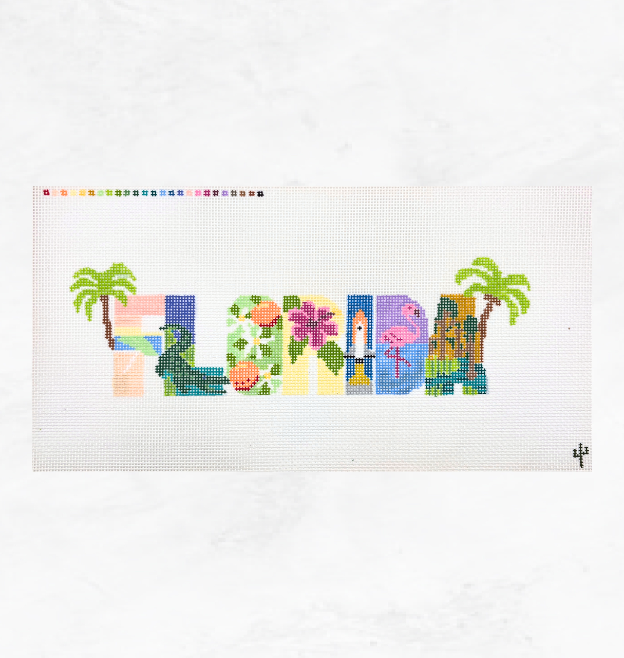 Florida Needlepoint Canvas