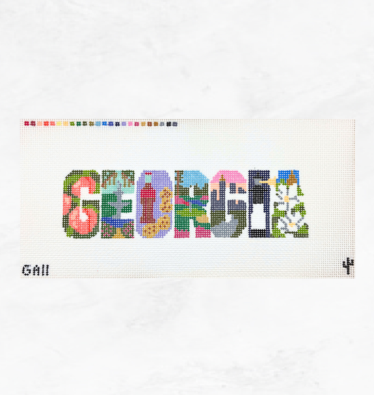 Georgia Needlepoint Canvas (Augusta Golf Version)
