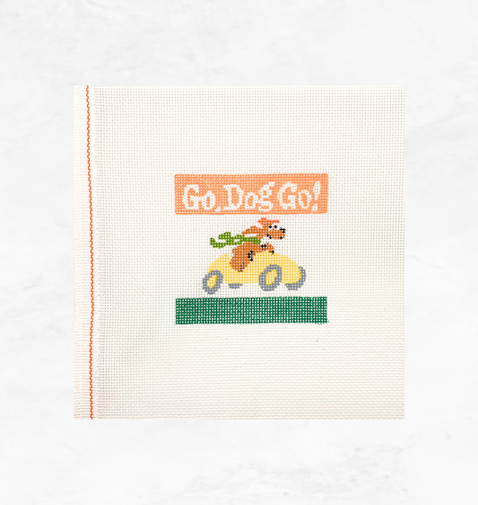 Go Dog Go Needlepoint Canvas