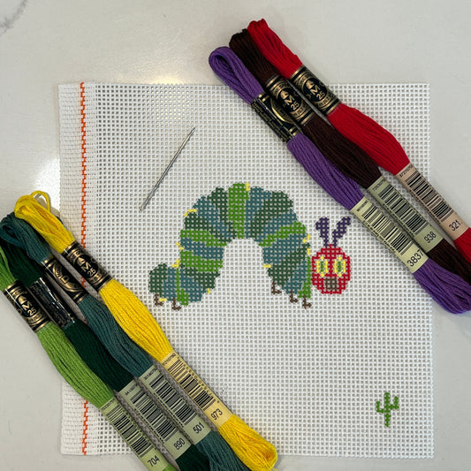 The Very Hungry Caterpillar Needlepoint Canvas