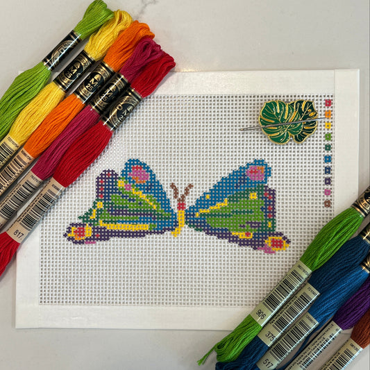 Beautiful Butterfly Needlepoint Canvas