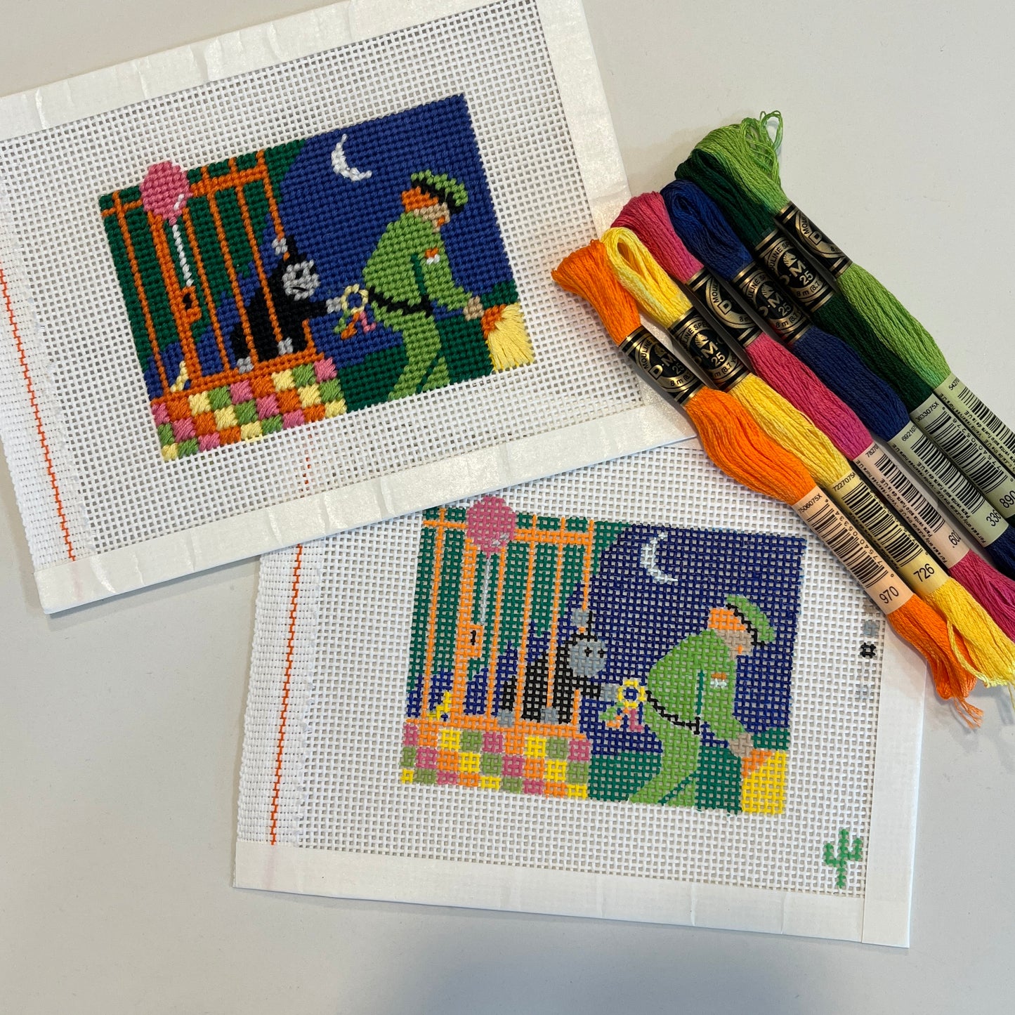 Goodnight Gorilla Needlepoint Canvas