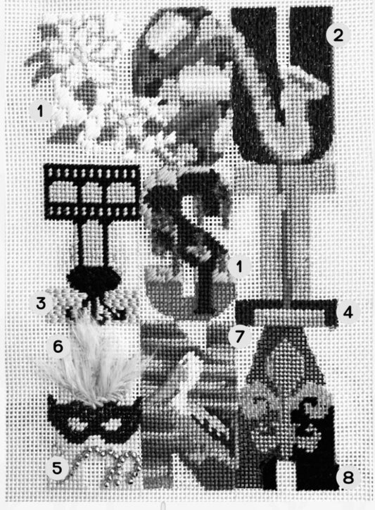 Louisiana Digital Stitch Guide & Stitch Chart Digital Download