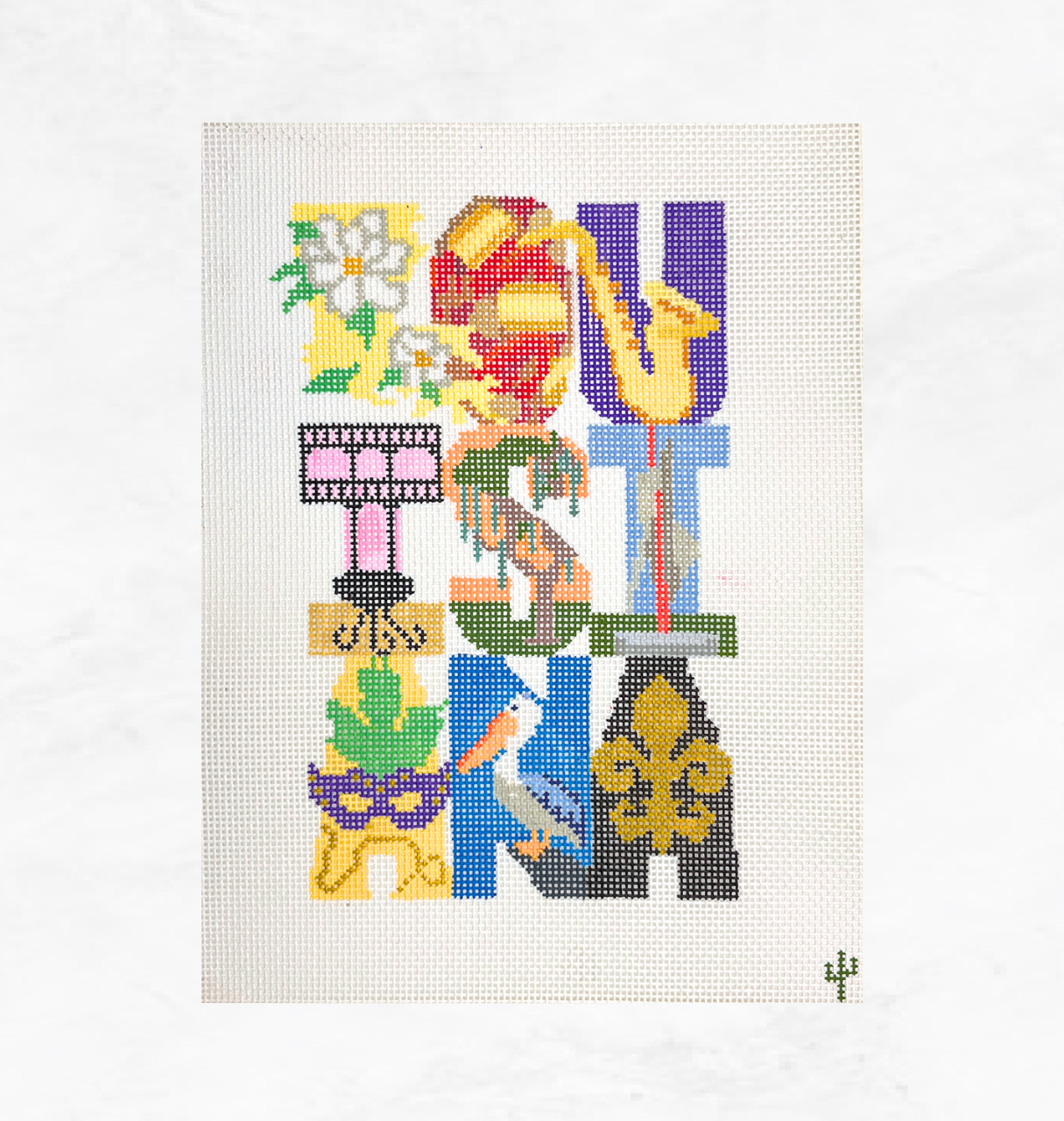 Louisiana Needlepoint Canvas