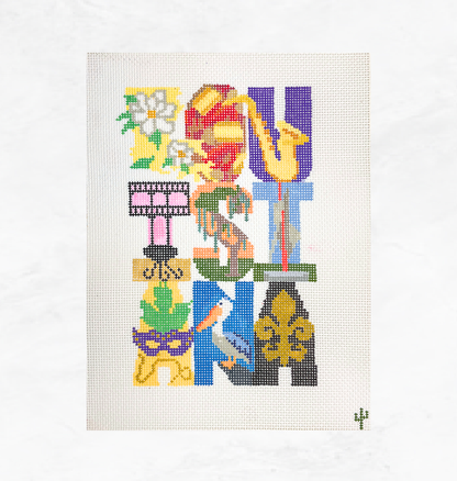 Louisiana Needlepoint Canvas