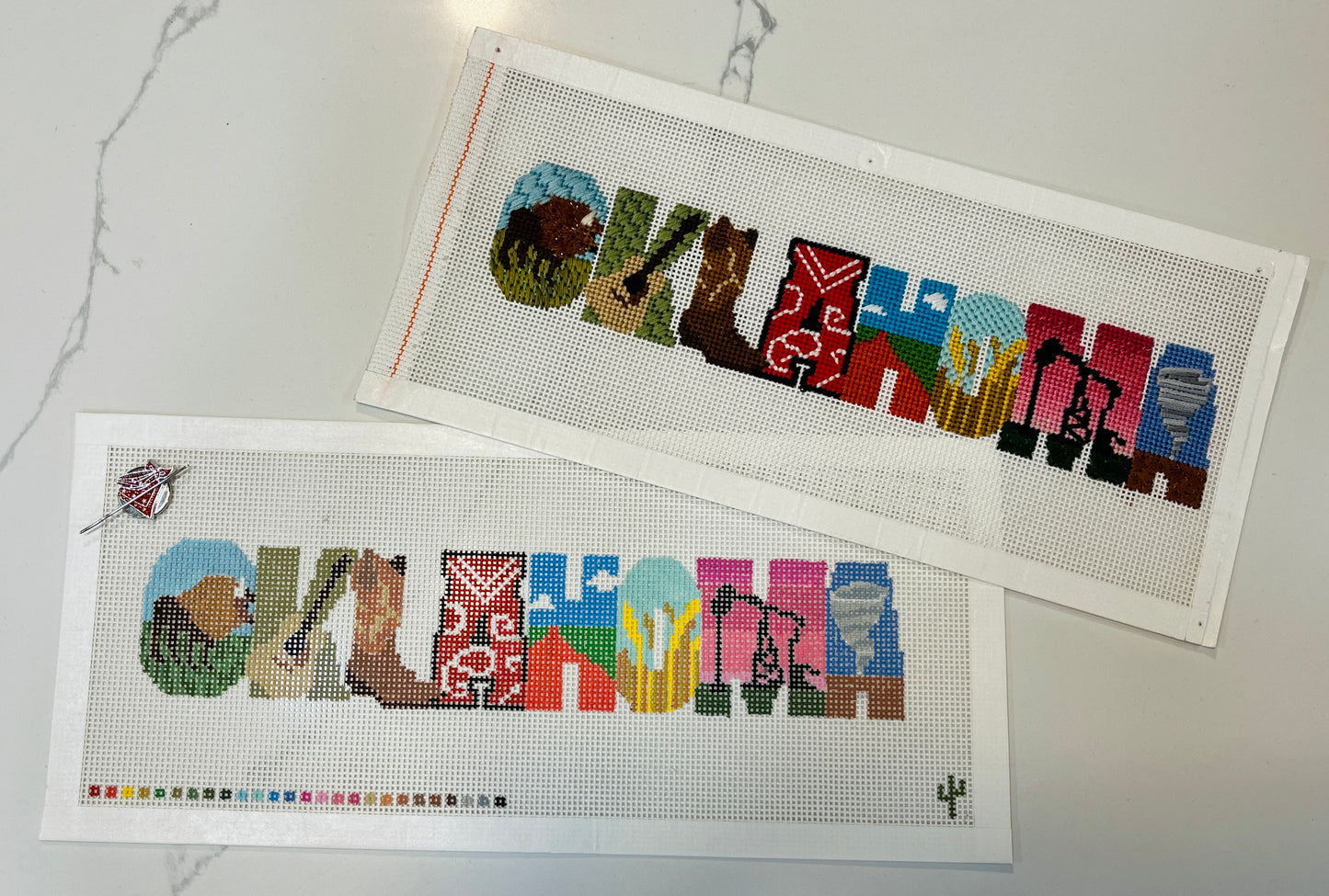 Oklahoma Needlepoint Canvas