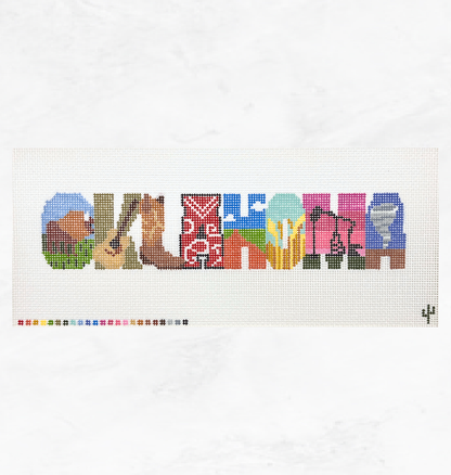 Oklahoma Needlepoint Canvas