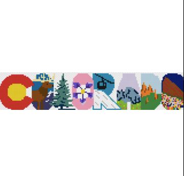 Colorado Stitch Chart Digital Download