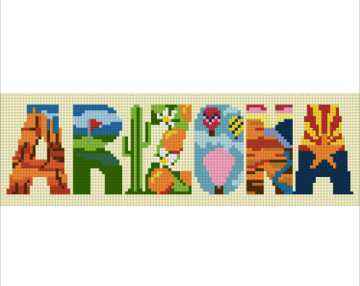 Arizona Stitch Chart Digital Download