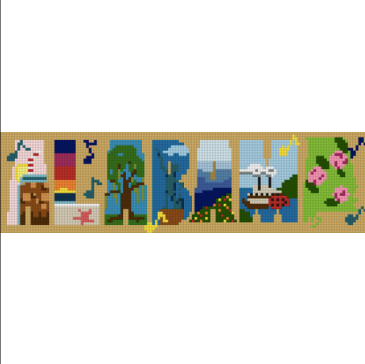 Alabama Stitch Chart Digital Download