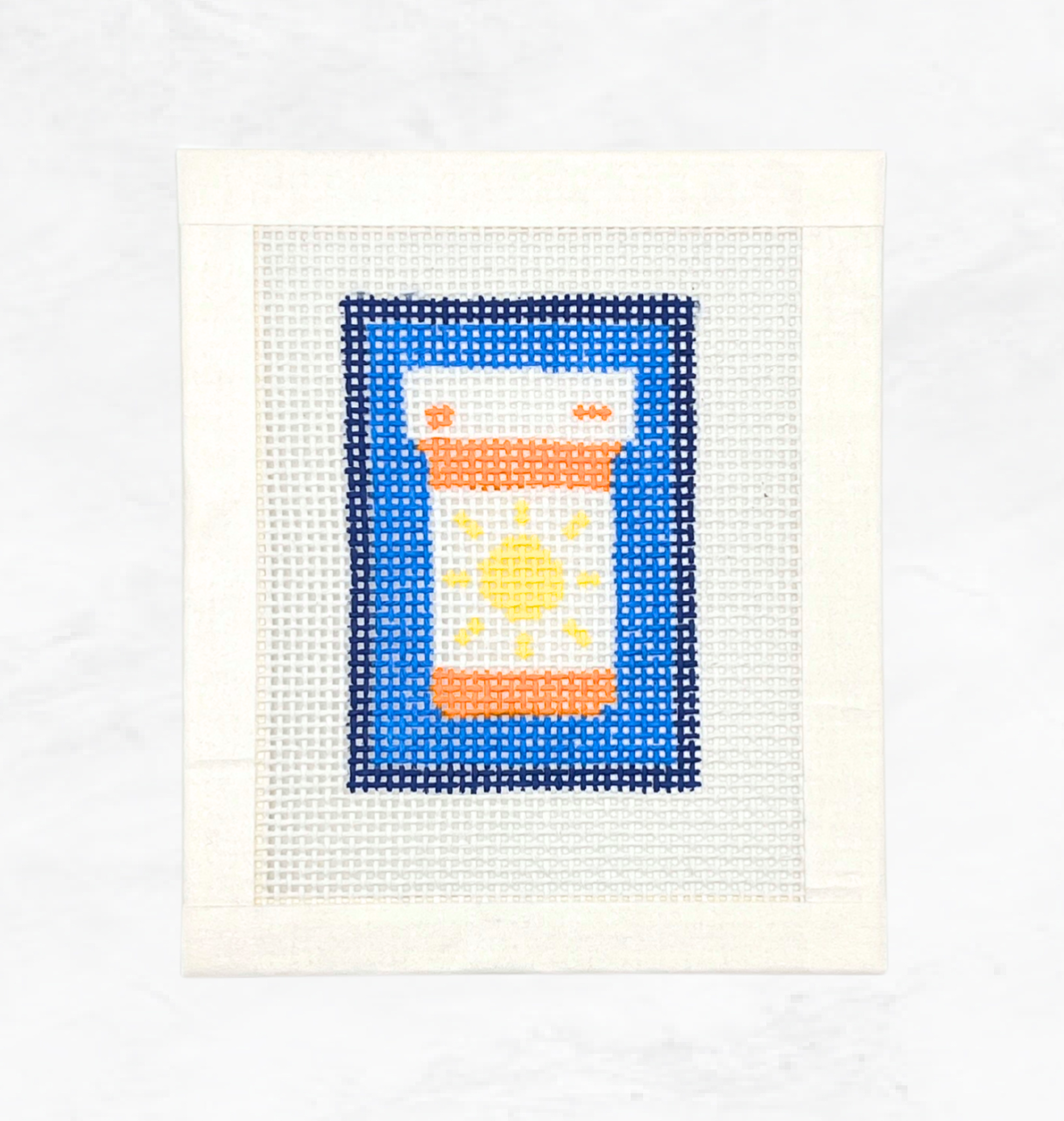 Sunshine Pill Bottle Needlepoint Canvas