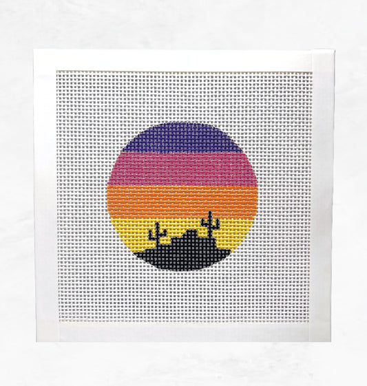 Desert Sunset Needlepoint Canvas