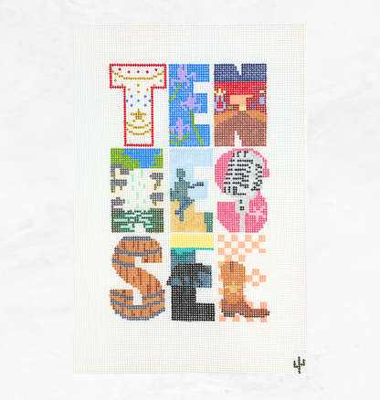 Tennessee Needlepoint Canvas